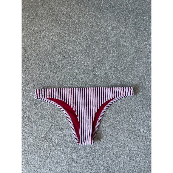 Spiritual Gangster Sundara Red‎ White Bikini Bottom Medium - Picture 2 of 6
